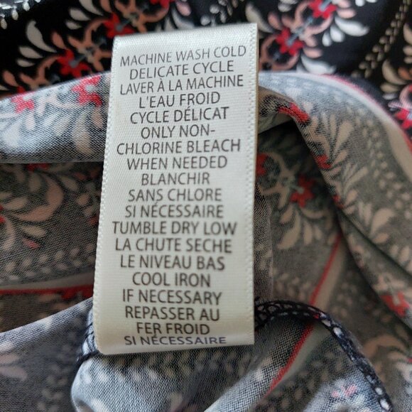 Women's Max Studio Nordstrom Long Sleeve Faux Wrap Floral Dress, Size S - Picture 6 of 10